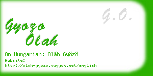 gyozo olah business card